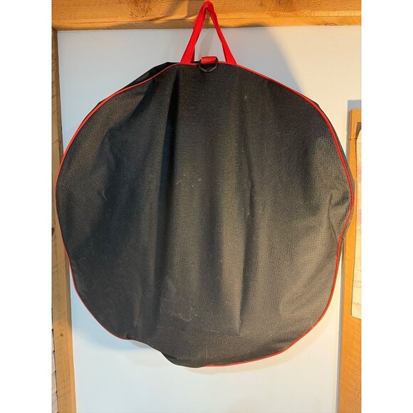 Lighted Nativity Christmas Wreath Velvet Accents Storage Bag Hammacher Schlemmer - Picture 12 of 13